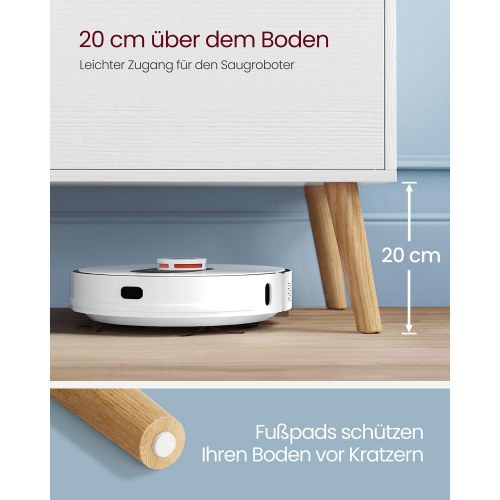 TV-bord 120 cm – hvidt lowboard til TV op til 55"