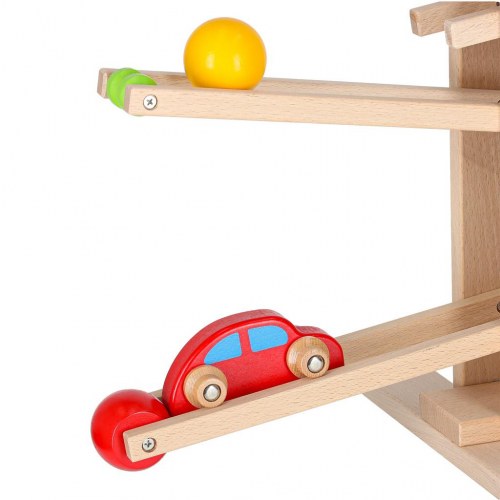 Kuglebane i træ XXL – Montessori kulodrome