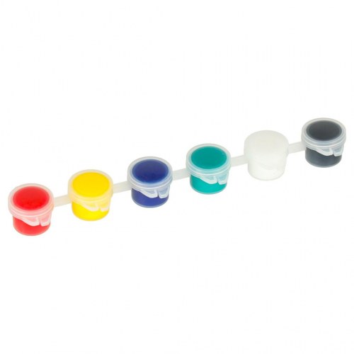 Drejeskive til ler – kreativt sæt med maling, kat gul