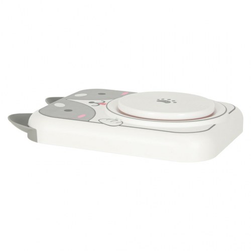 Drejeskive til ler – kreativt sæt med maling, hundemotiv (grå)