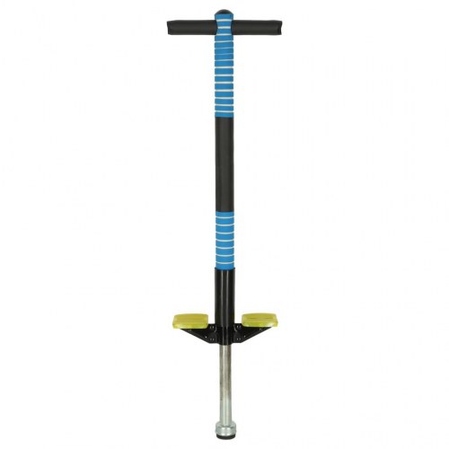 Pogo stick med fjeder – justerbar hoppe-stang, blå
