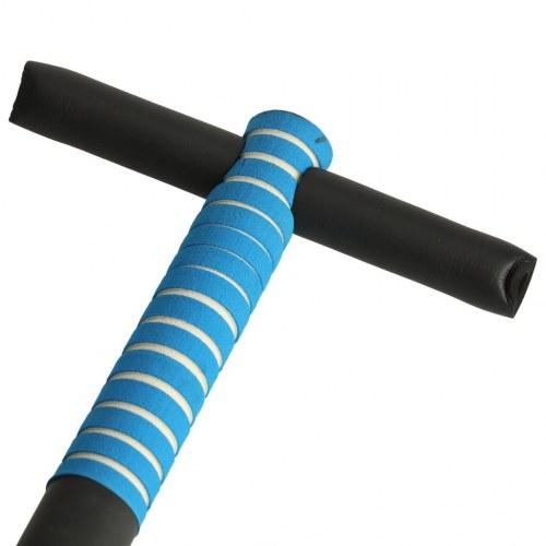 Pogo stick med fjeder – justerbar hoppe-stang, blå