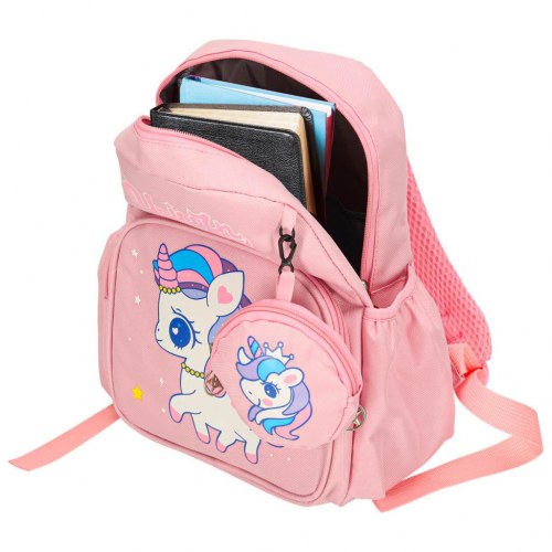Børnehave rygsæk til børn – enhjørning, 30 × 23 × 14 cm, pink