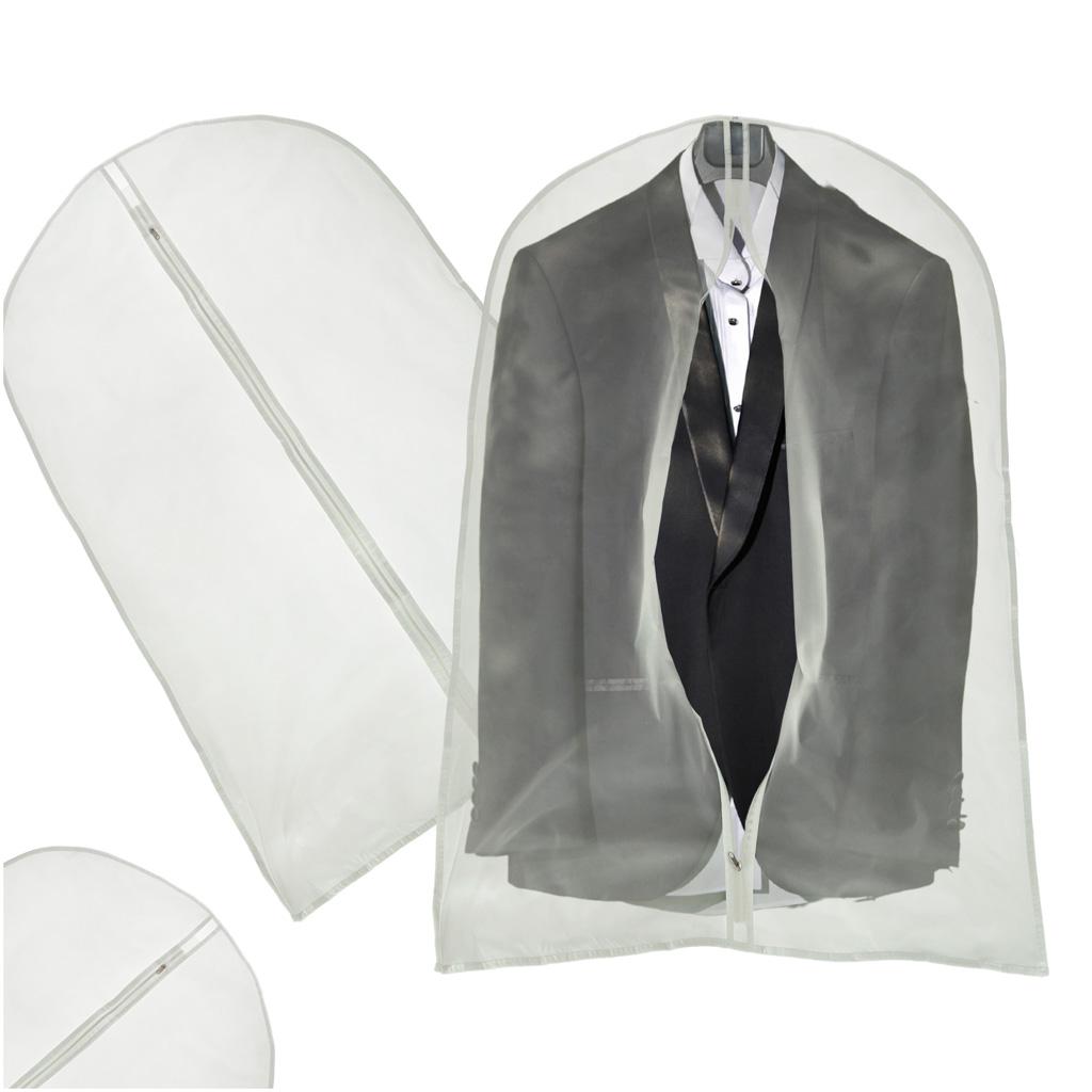 Tøjpose til jakkesæt - transparent, 60 × 80 cm