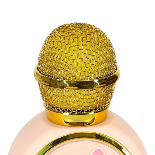 Karaoke mikrofon med højttaler – trådløs, kanin, rosa