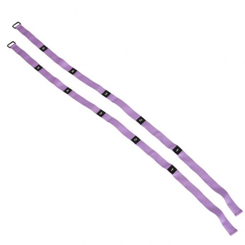 Aerial yoga hængekøje/slynge 150×80 cm – lilla, op til 100 kg