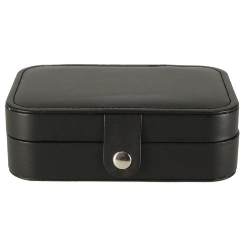 Smykkeskrin rejse-organizer – sort, 16 × 11 × 5 cm