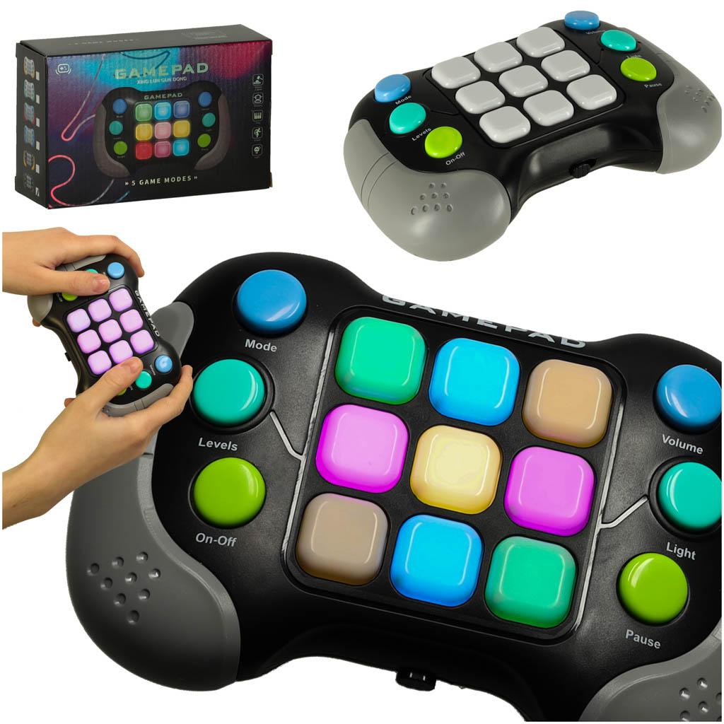 Fidget spil konsol - sensorisk anti-stress, sort billede