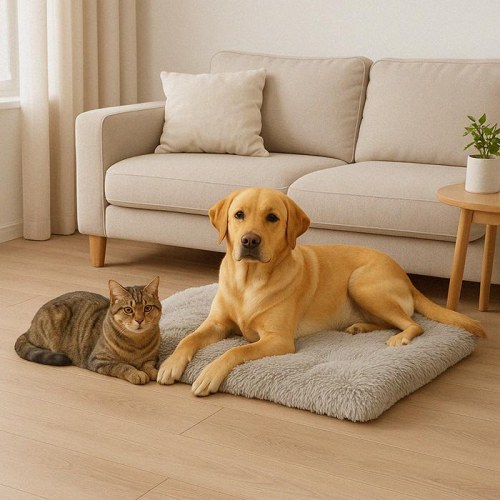 Hundeseng måtte XXL grå 110×75 cm