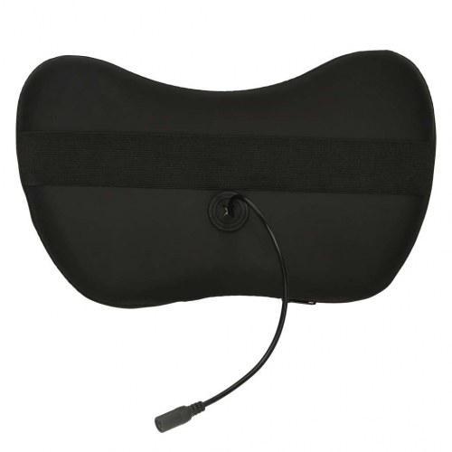 Shiatsu massagepude til nakke og ryg med varme, 30 × 18 × 8 cm