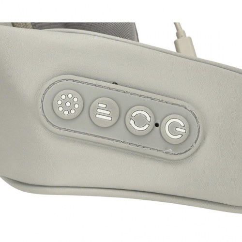 Massagekrave til nakke, skuldre og ryg – grå, batteri