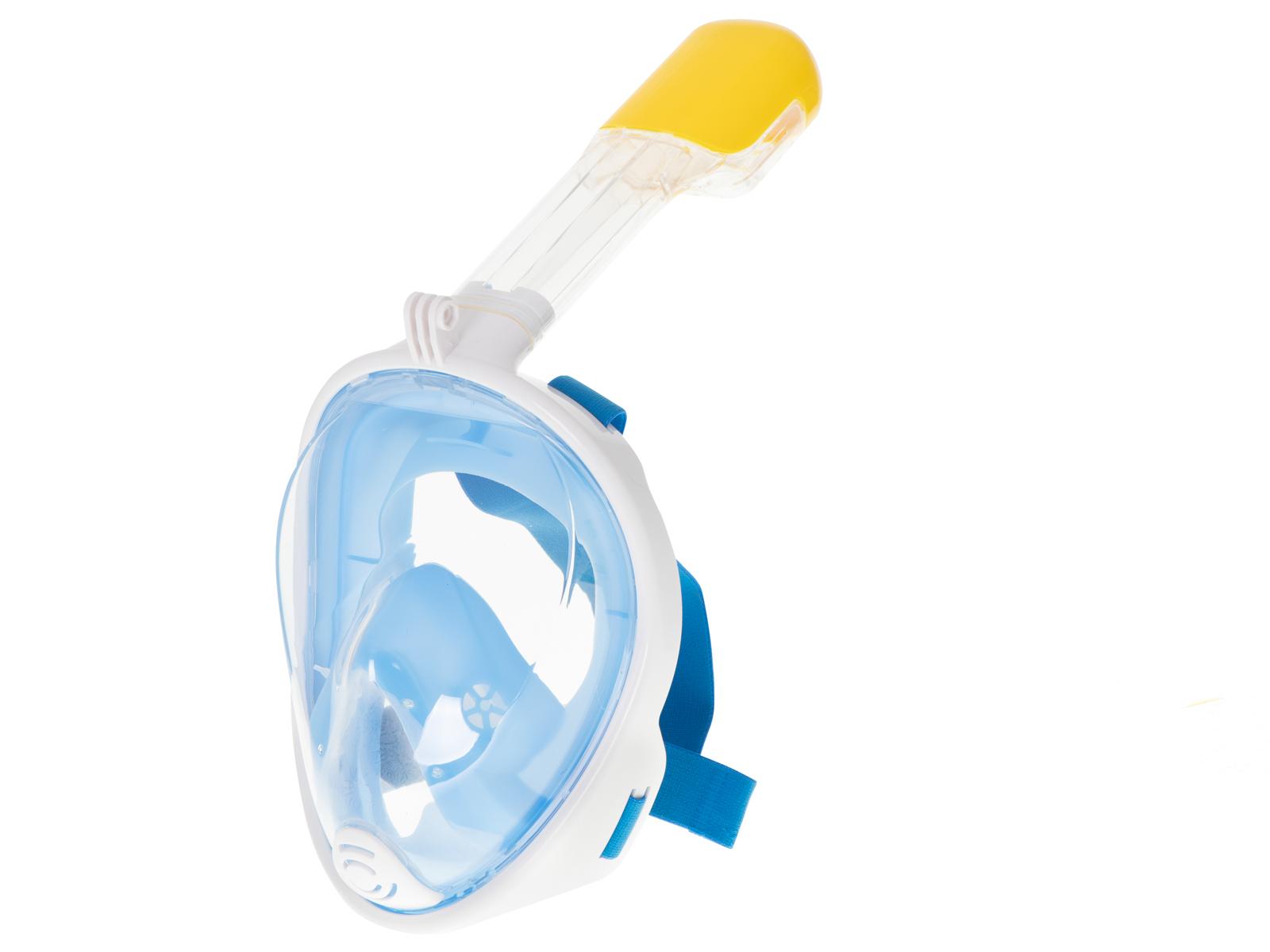 Snorkelmaske med fuldt ansigt L/XL - blå