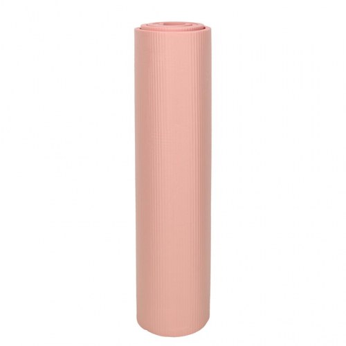Yogamåtte 185×83×1,5 cm – tyk trænings- og fitnessmåtte, pink + bæretaske