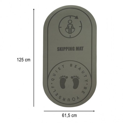 Træningsmåtte til yoga og hop - 0,6 cm