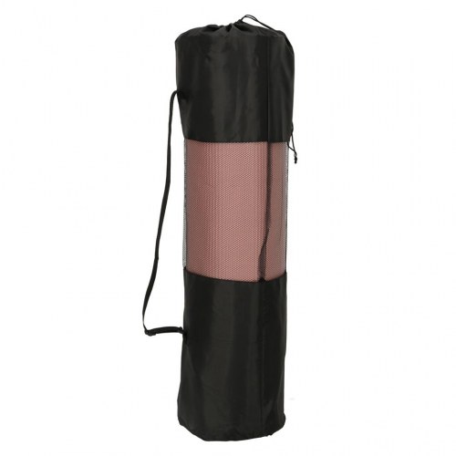 Yogamåtte 185×83×1,5 cm – tyk trænings- og fitnessmåtte, pink + bæretaske