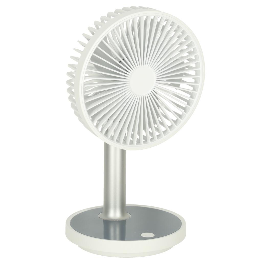 Bordventilator trådløs - hvid, 30-38 cm