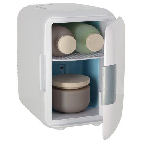 Mini køleboks til bil 4 l – varme/køling 2-i-1, hvid