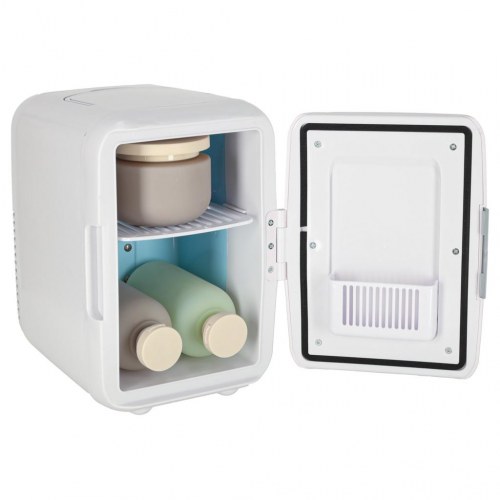 Mini køleboks til bil 4 l – varme/køling 2-i-1, hvid
