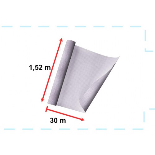 Selvklæbende folie rulle – metallic børstet grå 1,52 × 30 m