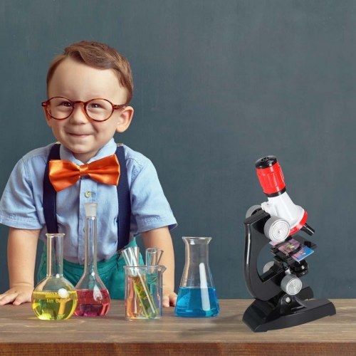 Mikroskop til børn - Science sæt med tilbehør