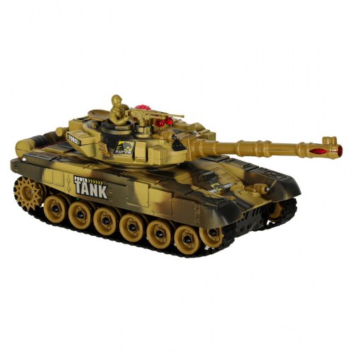 Fjernstyret kampvogn 2,4 GHz – RC War Tank 9993 (ørken)