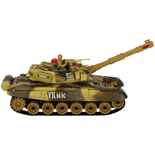 Fjernstyret kampvogn 2,4 GHz – RC War Tank 9993 (ørken)