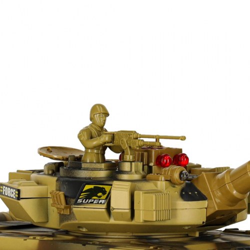 Fjernstyret kampvogn 2,4 GHz – RC War Tank 9993 (ørken)