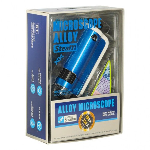 Mikroskop lommeformat til børn – bærbart 100x/250x