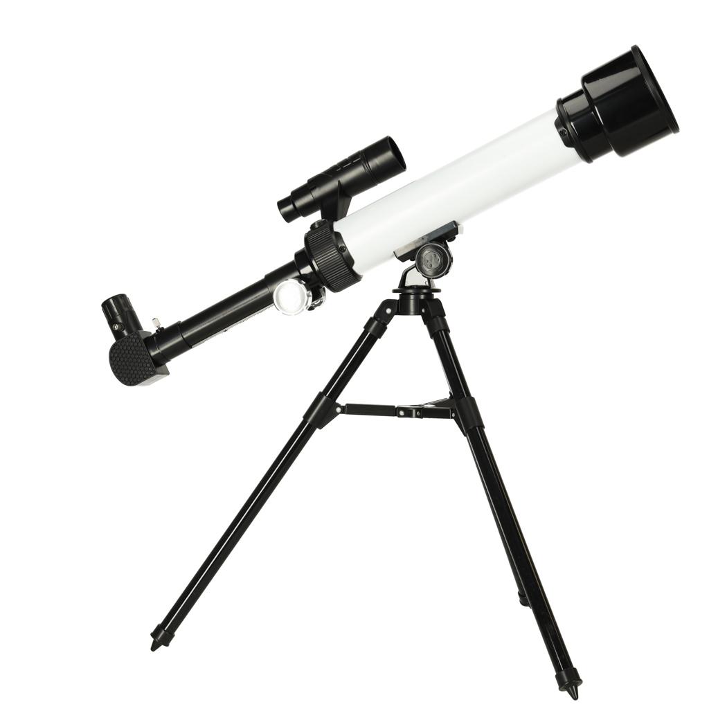Teleskop til bÃ¸rn pÃ¥ trefod - astronomisk lÃ¦reteleskop 30x/60x, 50 mm
