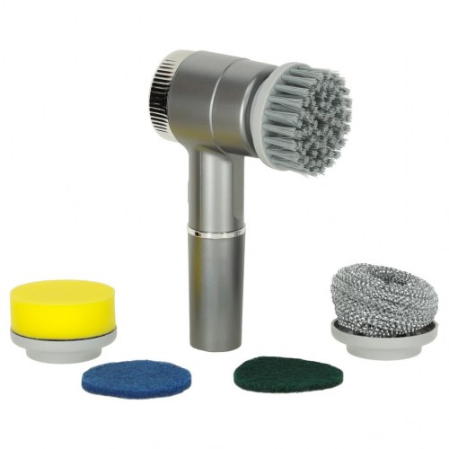 Elektrisk rengøringsbørste 5‑i‑1 med LED og 3 hastigheder