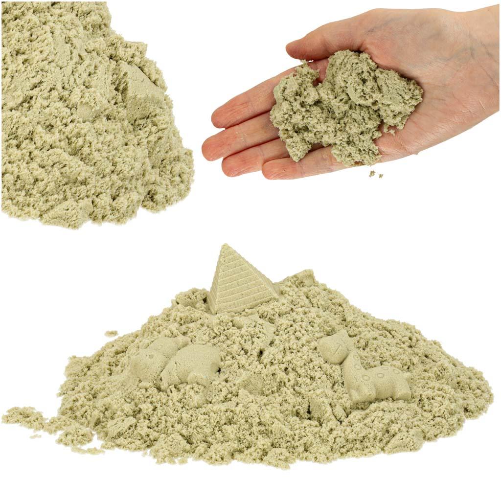 Kinetisk sand 1 kg - naturbeige (pose)