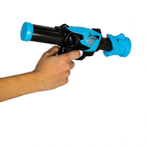 Skydespil til børn – Sulten robot målspil med 2 pistoler og bolde