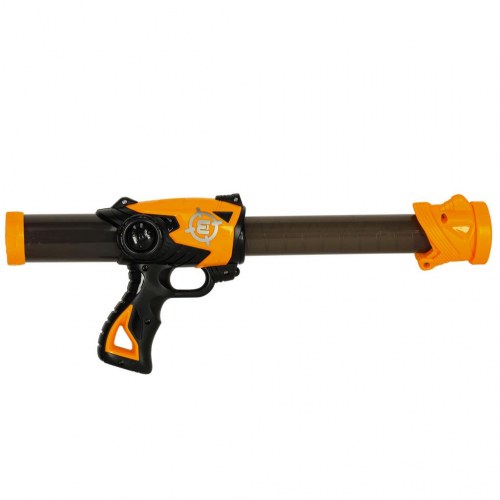 Skydespil til børn – Sulten robot målspil med 2 pistoler og bolde