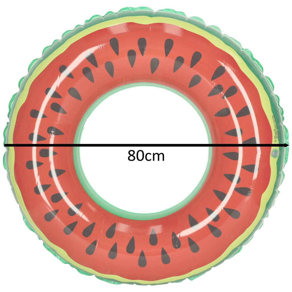 Badering vandmelon 80 cm - oppustelig PVC