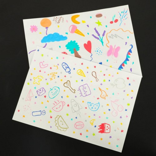 Akryltuscher til sten, stof og glas – vandfaste – 24 farver