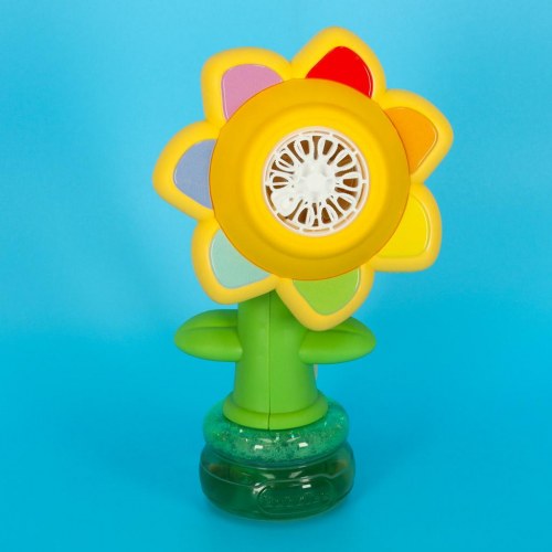 Sæbeboblemaskine – automatisk blomst med musik og lys