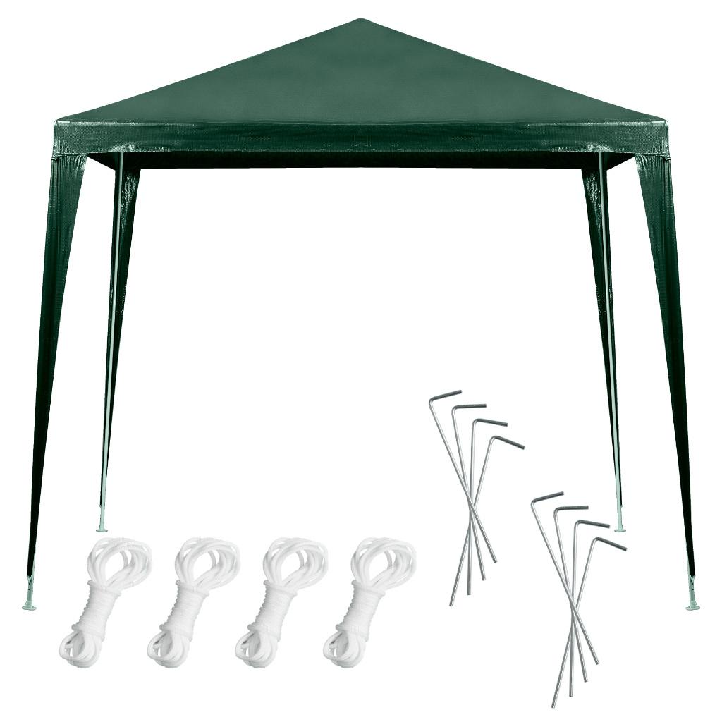 Havpavillon / partytelt grøn 2,5 x 2,5 m