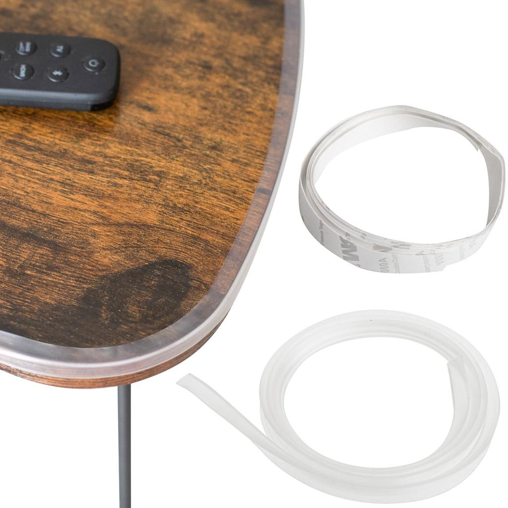 Kantbeskytter i silikone  gennemsigtig tape 1 m