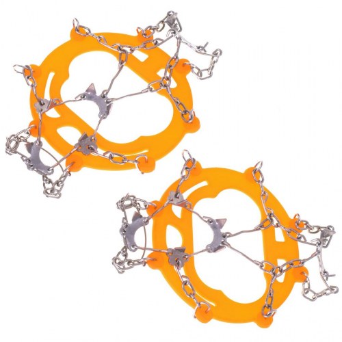 Snekæder til sko med pigge + etui (orange, universel)