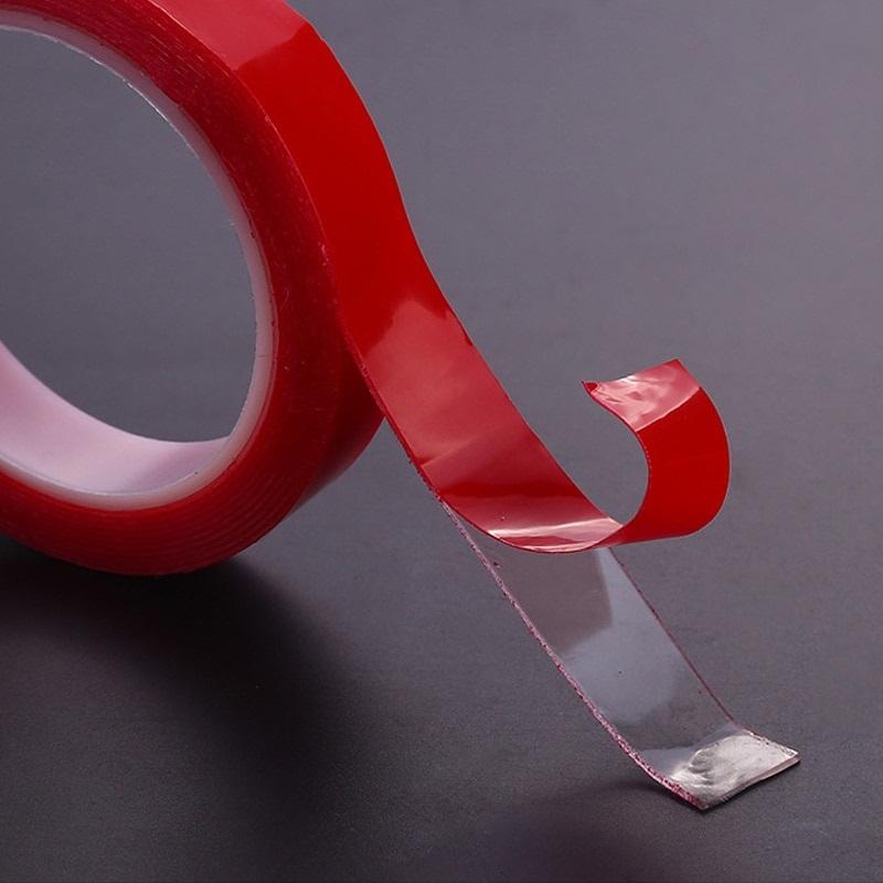 Dobbeltklæbende akryltape 6 mm × 3 m