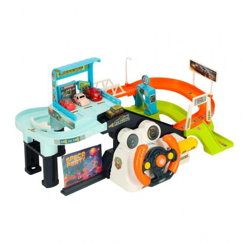 Bilbane parkeringsstation med 6 biler