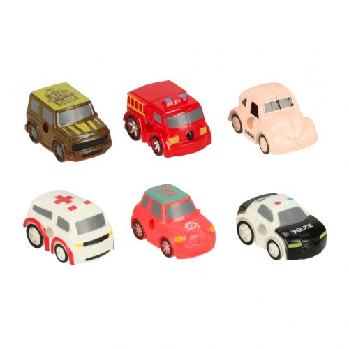 Bilbane parkeringsstation med 6 biler