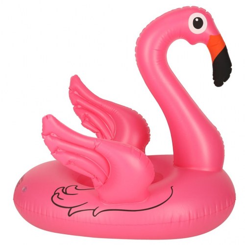 Badering til børn - oppustelig flamingo, pink