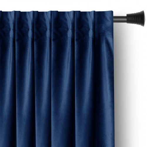 Mørklægningsgardin fløjl 140x270 indigo - AmeliaHome
