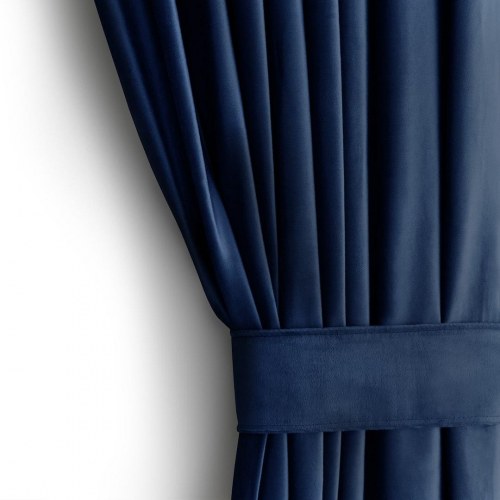 Mørklægningsgardin fløjl 140x270 indigo - AmeliaHome