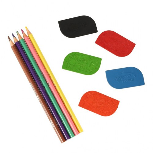 Tegnebræt med teksturer – Maped Creativ Textur’Art Fashion