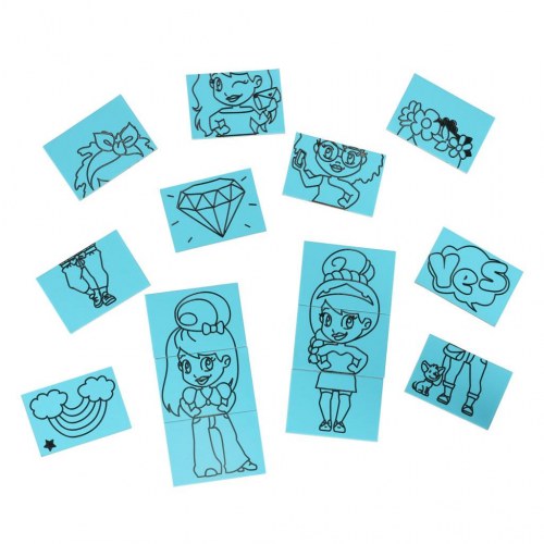 Tegnebræt med teksturer – Maped Creativ Textur’Art Fashion