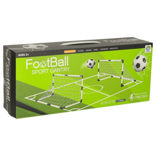 Fodboldmål til børn – sæt med 2 mål 95 × 48 × 70 cm