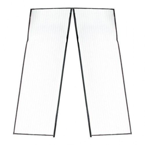 Myggenet til dør med magneter LUARO – 160 × 230 cm, sort