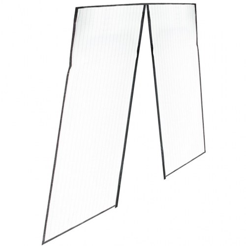 Myggenet til dør med magneter LUARO – 160 × 230 cm, sort